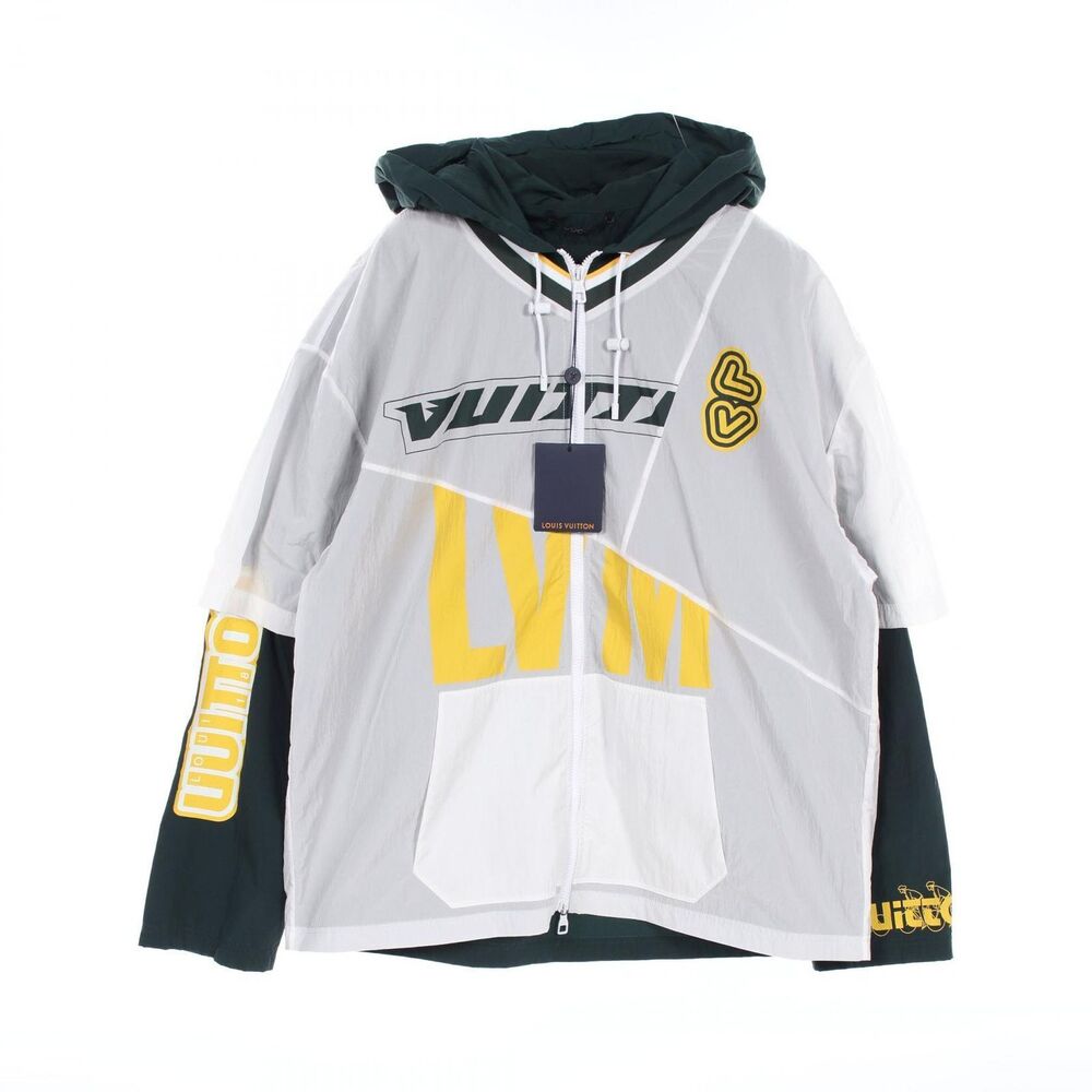 Louis Vuitton Nylon Jacket Patchwork Baseball Zip… - image 1
